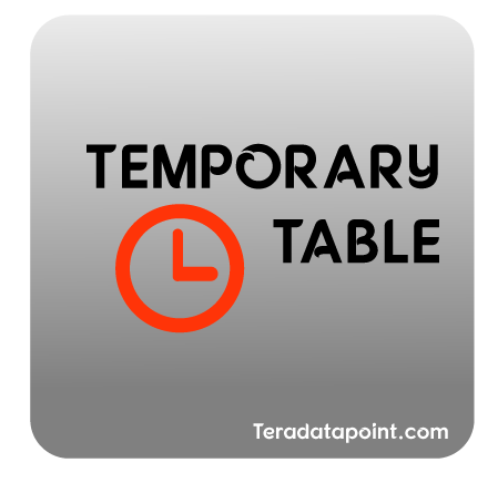 Temporary Table In Teradata Teradata Point